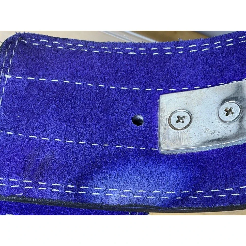 FLEXZ FITNESS Lever Weight Lifting Leather Powerlifting Gym Belt Size S